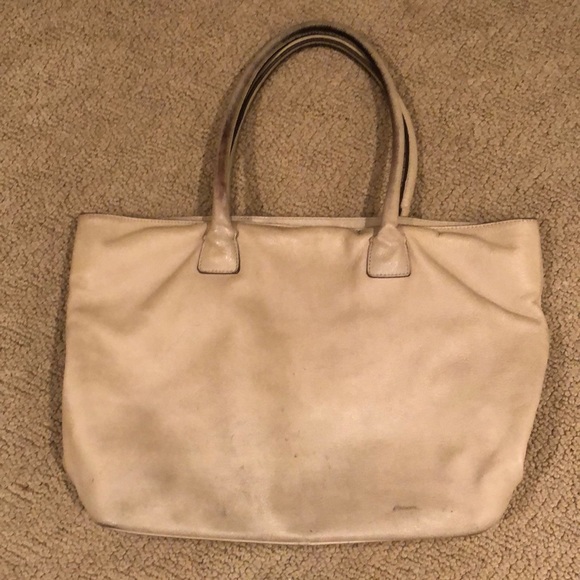 MaxMara large beige soft leather Tote bag - Picture 2 of 16